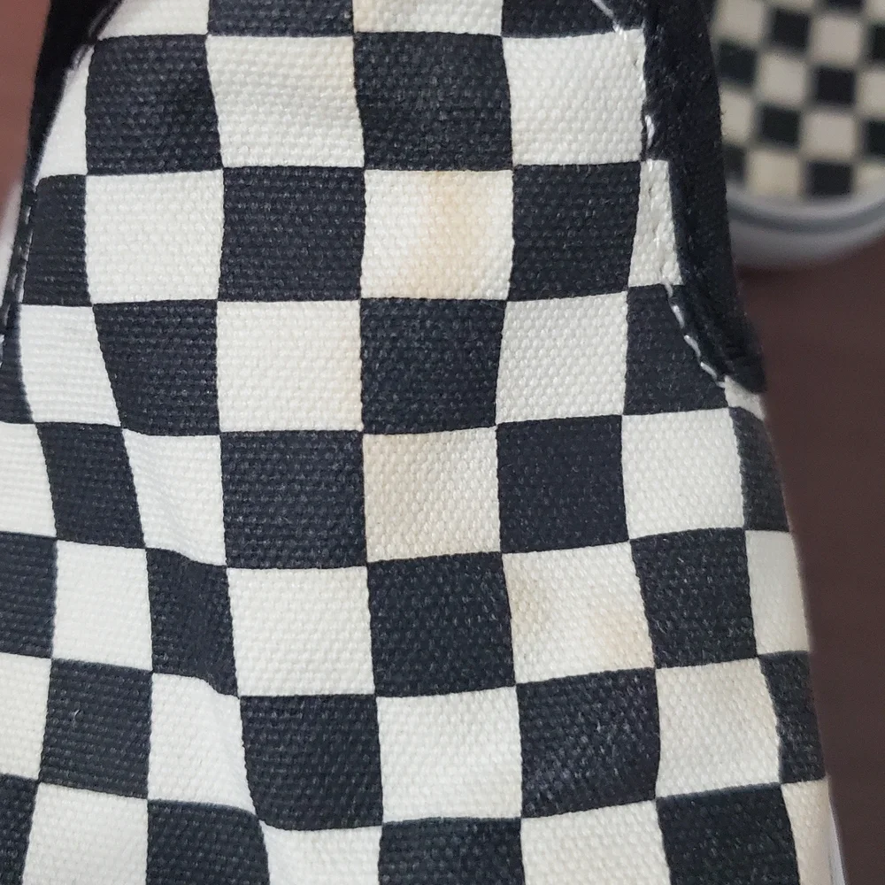Vans Men’s Checkerboard Slip-Ons - Picture 2 of 7